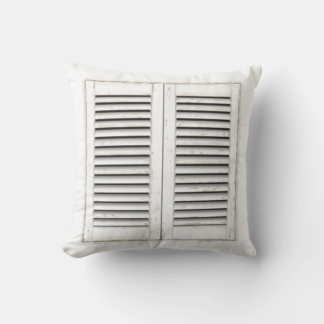 Coussin Vieux volets blancs (Recto)