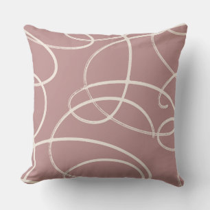 Coussin Vigne Tourbillonnante Abstraite Moderne Texture