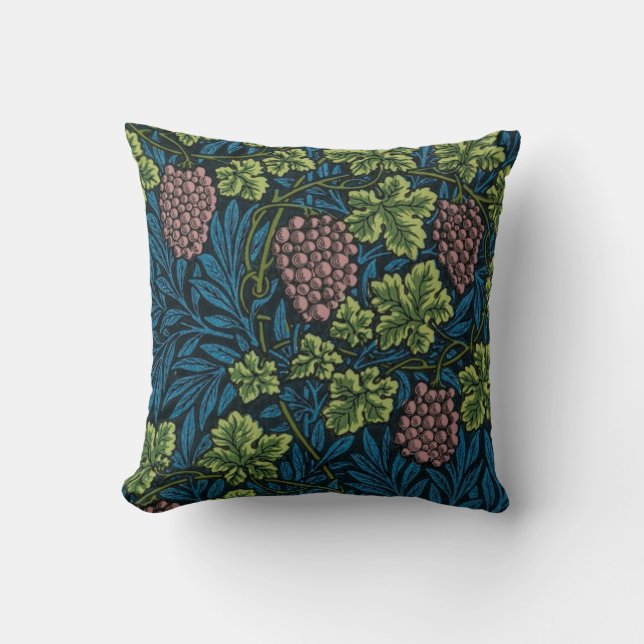 Coussin Vignes William Morris (Recto)
