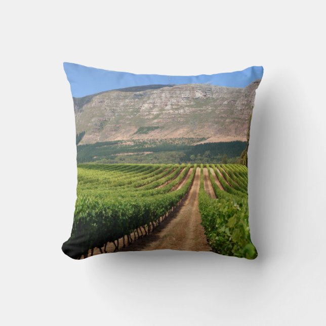 Coussin Vignobles du domaine viticole Groot Constantia (Recto)