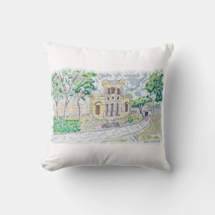 Coussin Villa Historique Jaune