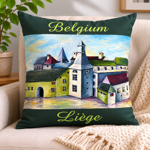 Coussin Village d'art populaire de Liège Belgique