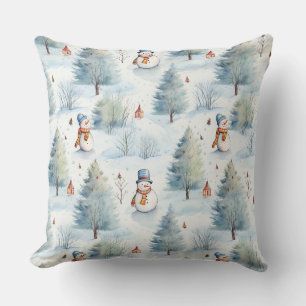 Coussin Village de neige : Cosy Winter Wonderland