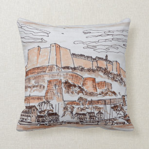 Coussin Ville de Bonifacio  Corse, France