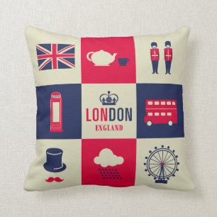 Coussin Ville De Londres Royaume-Uni Angleterre