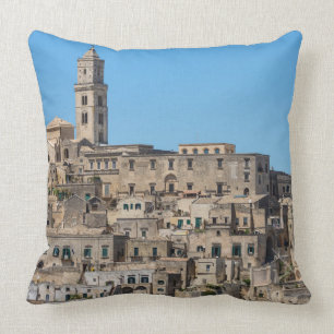 Coussin Ville de Matera de Di de Sassi en Italie