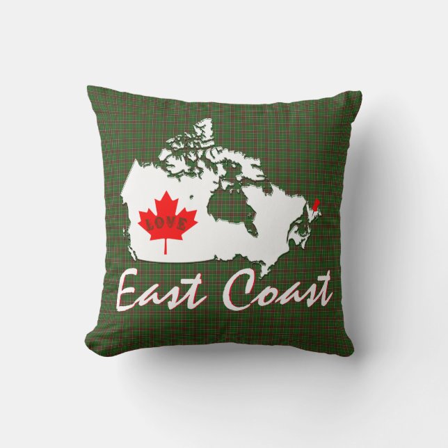 Coussin Ville de Pin du Canada de personnaliser de (Recto)
