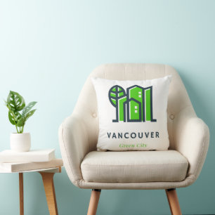 Coussin Ville écologique durable de Vancouver Canada