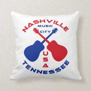 Coussin Ville Etats-Unis de musique de Nashville,