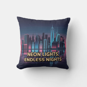 Coussin Ville Qui Ne Dort Jamais New York