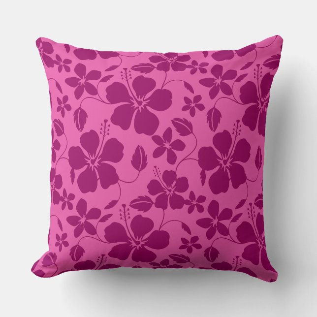 COUSSIN VIN DE BOURGOGNE HULA HAWAIEN (HIBISCUS) (Recto)