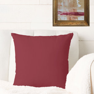 Coussin Vin de Bourgogne Plaque de couleur solide Joyau To
