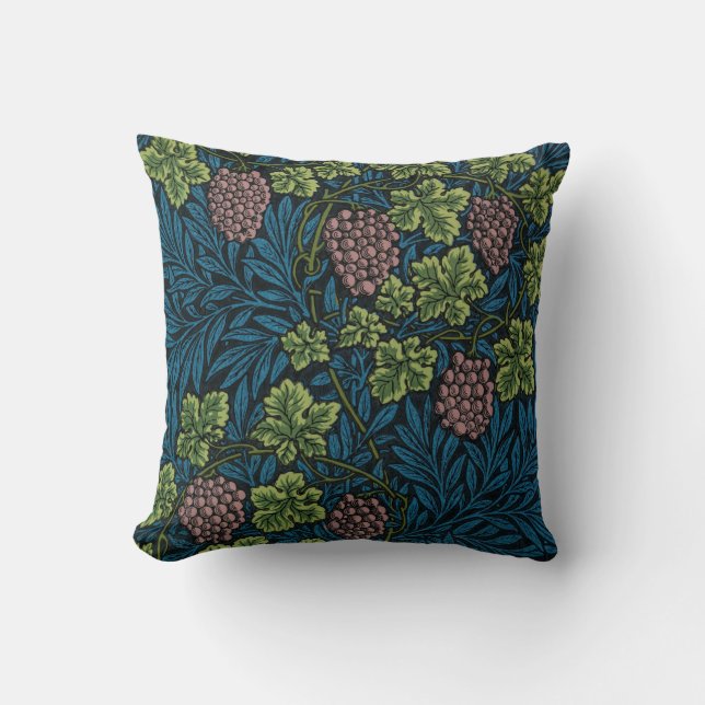Coussin Vin Motif, William Morris (Recto)