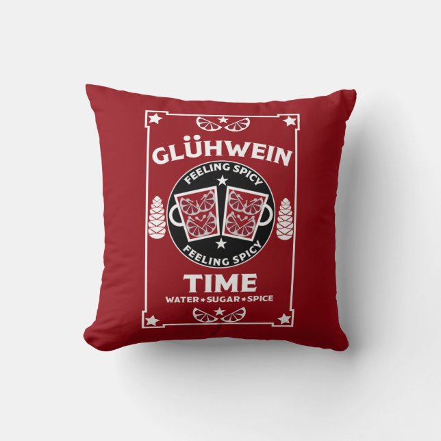 Coussin Vin rouge de Noël Multined Glühwein (Recto)