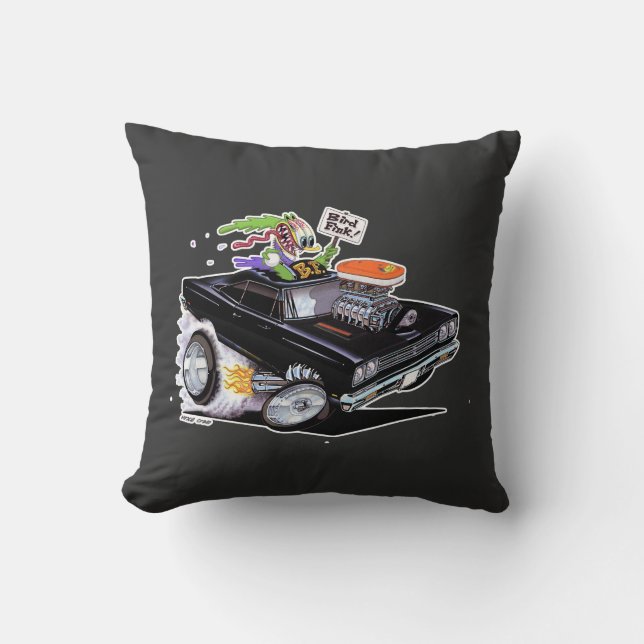 Coussin Vince Crains High Octane Art, 1969 Oiseaux Fink (Recto)