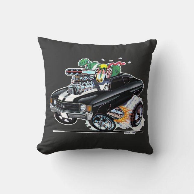 Coussin Vince Crains High Octane Art, 1972 Chevelle SS (Recto)