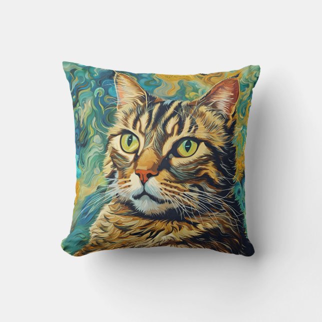 Coussin Vincent le chat (Recto)