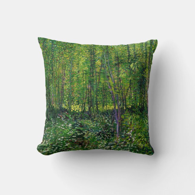 Coussin Vincent Van Gogh Arbres et Sous-Bois (Recto)