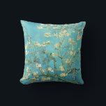 Coussin Vincent van Gogh Blossomong Aramande<br><div class="desc">Vincent van Gogh. Arbre aux amandes de Blossomong. Branche d'amandiers en fleurs. Branches d'amande avec fleurs roses sur un arrière - plan bleu. Reproduction d'oeuvres d'art célèbres dans le domaine public.</div>