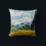 Coussin Vincent Van Gogh - Champ de blé avec cyprès<br><div class="desc">Champ de blé avec Cyprès / Champ de ble avec cypres - Vincent Van Gogh,  juillet 1889</div>