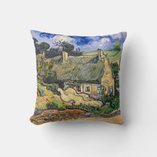 Coussin Vincent Van Gogh - Chaumières à Cordeville