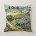 Coussin Vincent van Gogh Garden à Arles<br><div class="desc">Vincent van Gogh Garden à Arles</div>