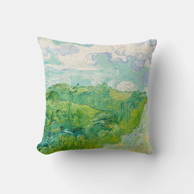 Coussin Vincent van Gogh - Green Wheat Field, Auvers (Recto)