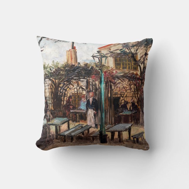 Coussin Vincent Van Gogh - La Guinguette sur Montmartre (Recto)