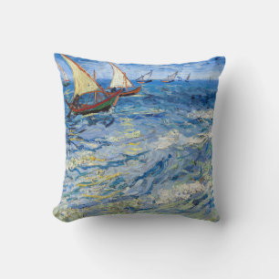 Coussin Vincent van Gogh - La mer aux Saintes-Maries