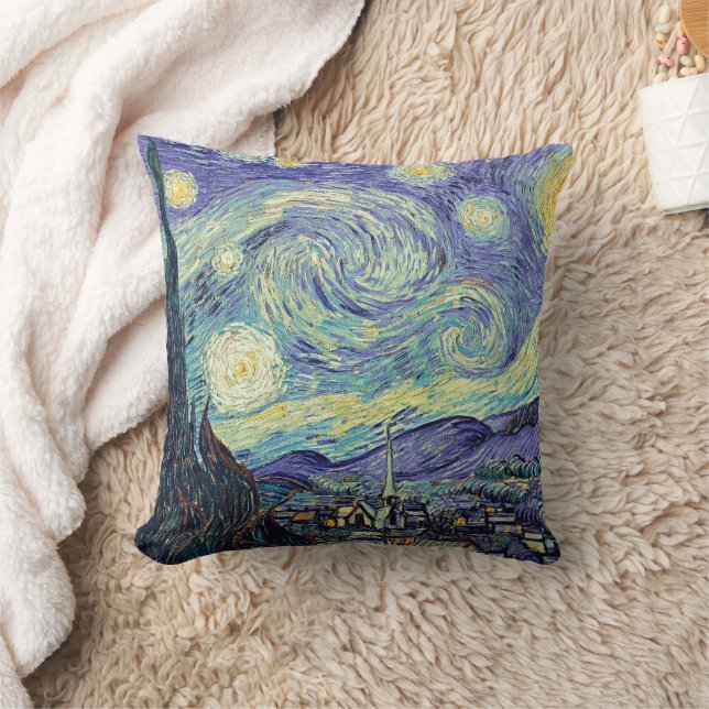 Coussin Vincent Van Gogh La Nuit étoilée (Couverture)