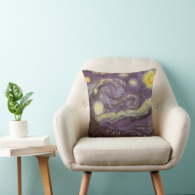 Coussin Vincent van Gogh - La Nuit étoilée (Chaise)