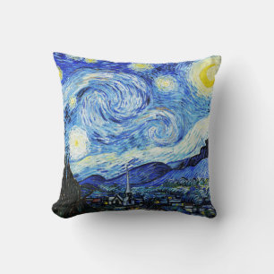 Coussin Vincent Van Gogh, La Nuit étoilée peinture