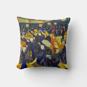 Coussin Vincent van Gogh - La Salle de danse à Arles