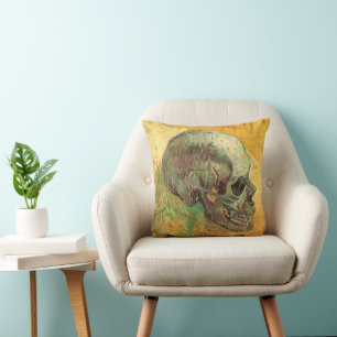 Coussin Vincent van Gogh - La vie morte avec le crâne