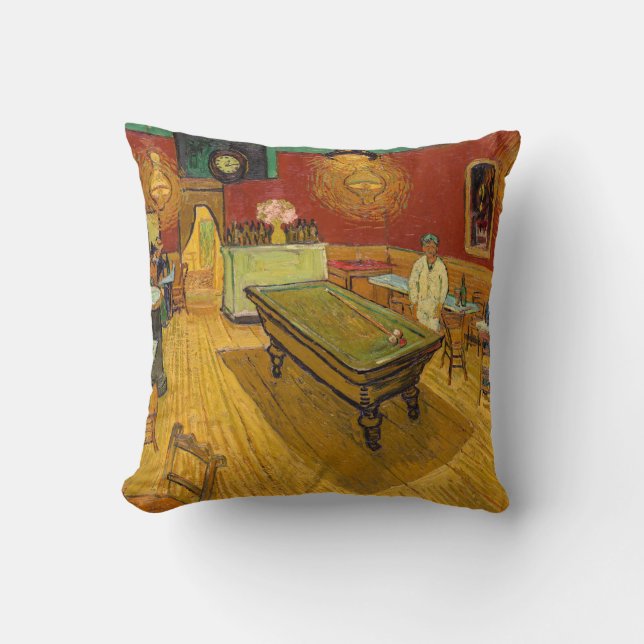 Coussin Vincent van Gogh - Le Café de nuit (Recto)
