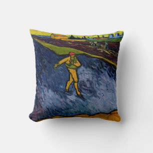 Coussin Vincent van Gogh - Le Semeur : Banlieue d'Arles