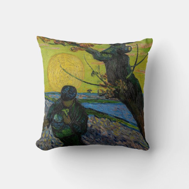 Coussin Vincent van Gogh - Le Sower (Recto)