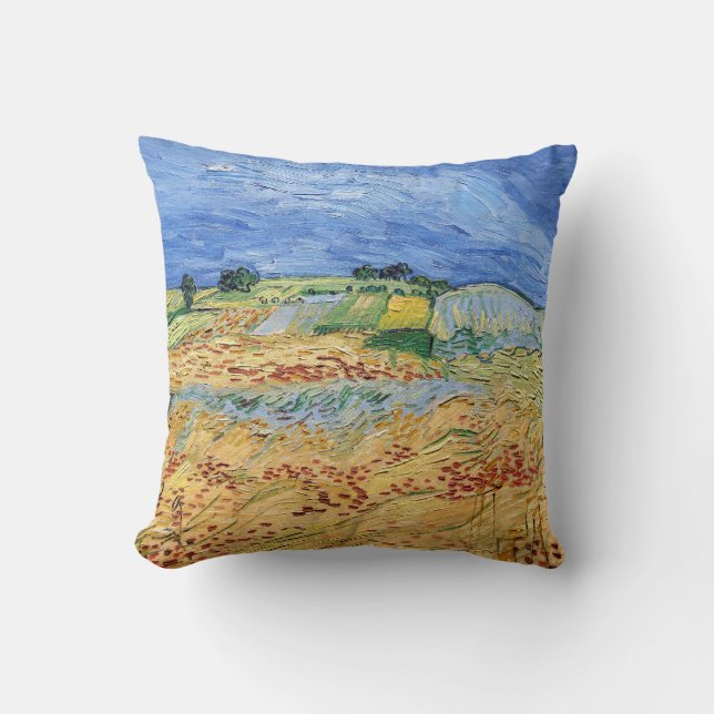 Coussin Vincent van Gogh - Les champs / Plaine à Auvers (Recto)