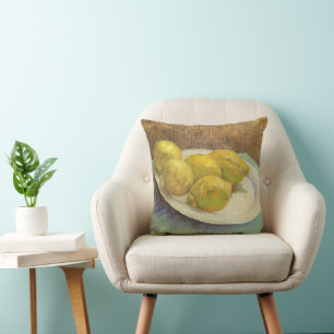 Coussin Vincent van Gogh - Les citrons à vie fixe sur une 