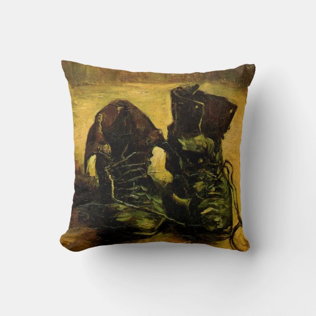 Coussin Vincent van Gogh - Nature morte avec une paire de  (Recto)