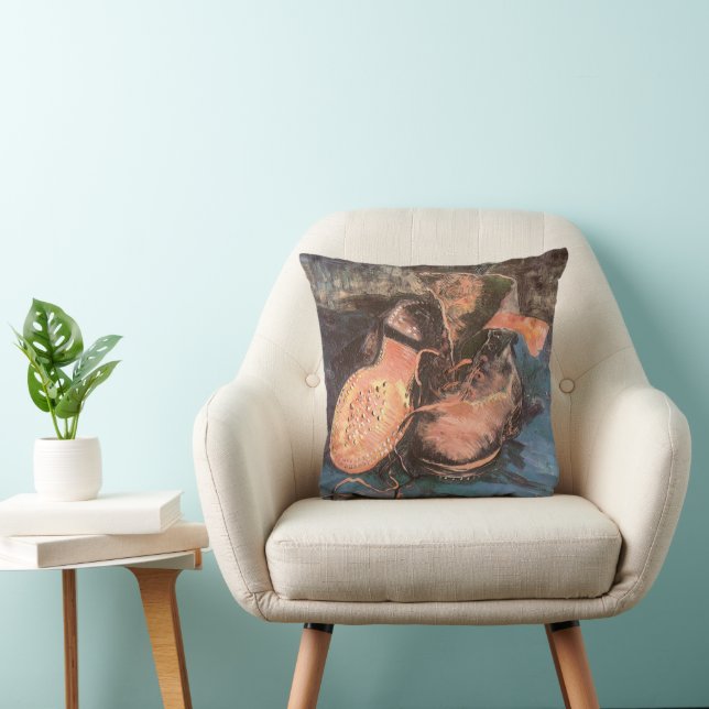 Coussin Vincent van Gogh - Nature morte avec une paire de  (Chaise)