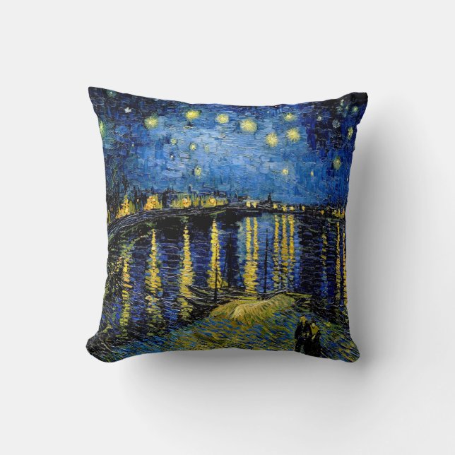 Coussin Vincent Van Gogh Nuit étoilée (Recto)