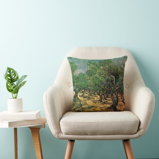 Coussin Vincent van Gogh - Oliveraie (Chaise)