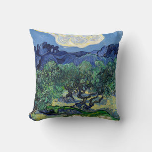 Coussin Vincent van Gogh - Oliviers avec les Alpilles