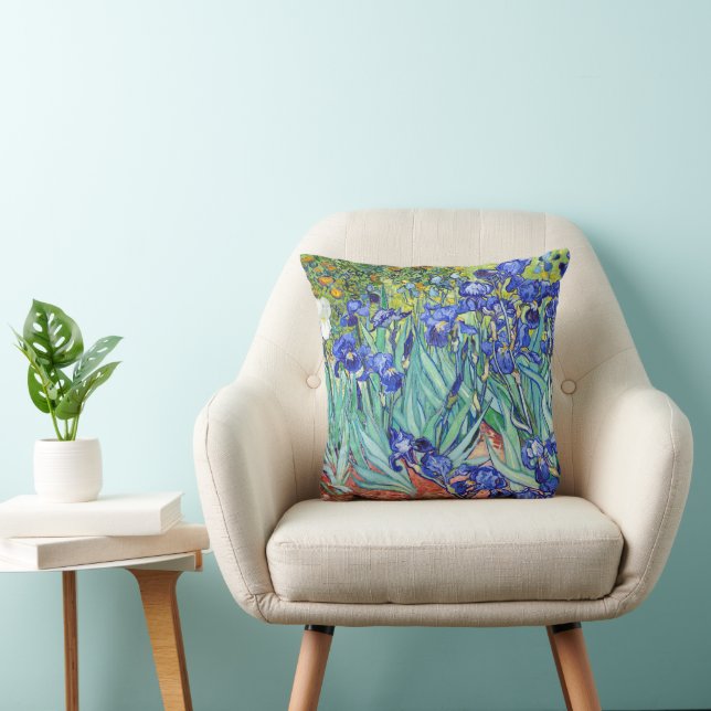 Coussin Vincent Van Gogh peignant les Iris (Chaise)