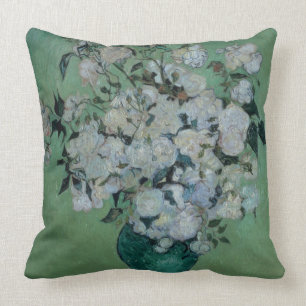 Coussin Vincent van Gogh un vase de roses, 1890