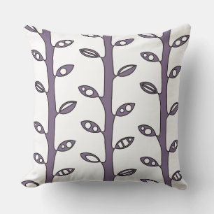Coussin VINES Plum DESIGN Rétro Pillow