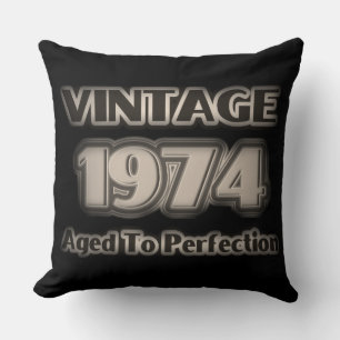 Coussin Vintage 1974 - Âgé À La Perfection