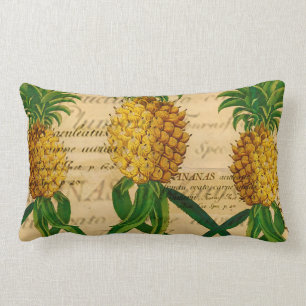 Coussin vintage à ananas tropicale