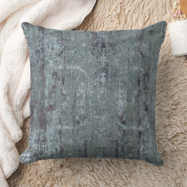 Coussin Vintage  Abstrait Antique Bleu Turquoise (Couverture)